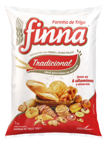 Finna wheat flour type 1, plastic packaging