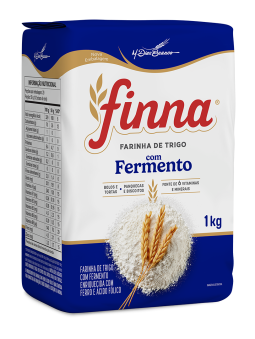 Embalagem do Produto Finna wheat flour with baking powder, paper bag