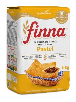 Embalagem do Produto Farinha de Trigo Finna Pastel Papel, 5kg