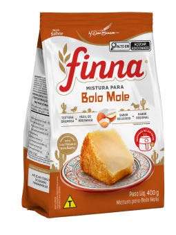 Embalagem do Produto Finna Bolo Mole - 400g