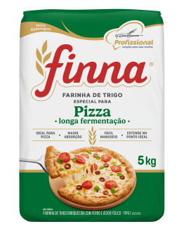 Embalagem do Produto Farinha de Trigo Finna Pizza Papel, 5kg