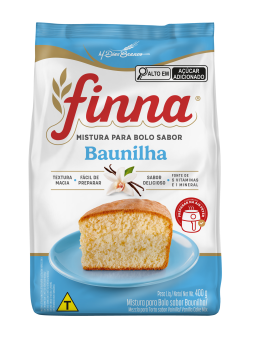 Embalagem do Produto Finna Baunilha Tradicional - 400g