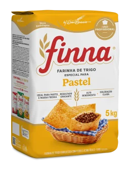 Embalagem do Produto Farinha de Trigo Finna Pastel Papel, 5kg