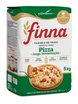 Embalagem do Produto Farinha de Trigo Finna Pizza Papel, 5kg