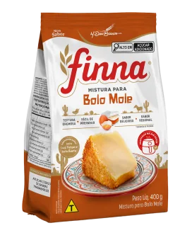 Embalagem do Produto Finna Bolo Mole - 400g